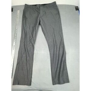 Bonobos Tuesday Pants Mens 36 32 Gray Dress Shiny Baggy Loose Preppy Academic